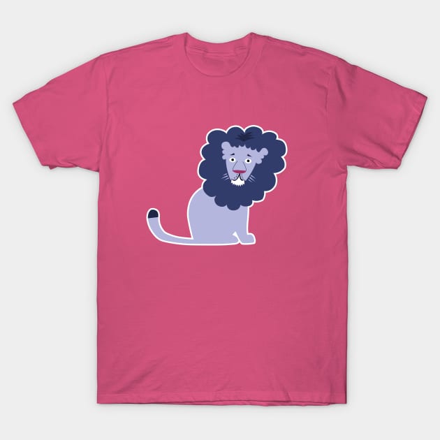 Blue Lion T-Shirt by Hayh0